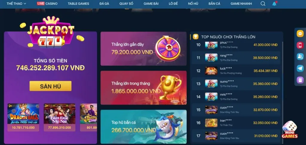Các chương trình khuyến mãi độc quyền trên ứng dụng t888 win